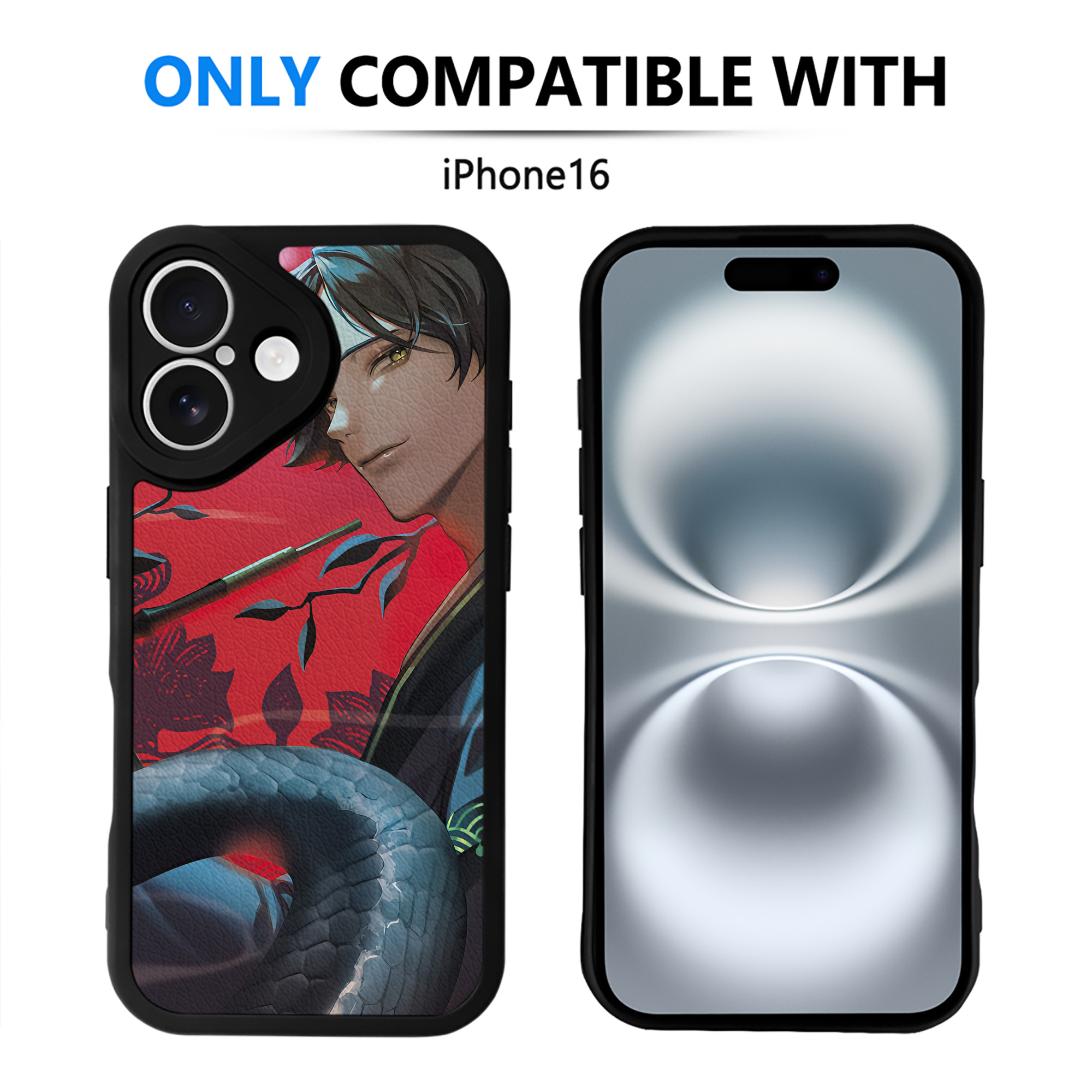 （画像用） ハイキュー!! Haikyu!! 【iPhone 16シリーズ対応】シリコンスマホケース（レザー調） 材質：シリコン